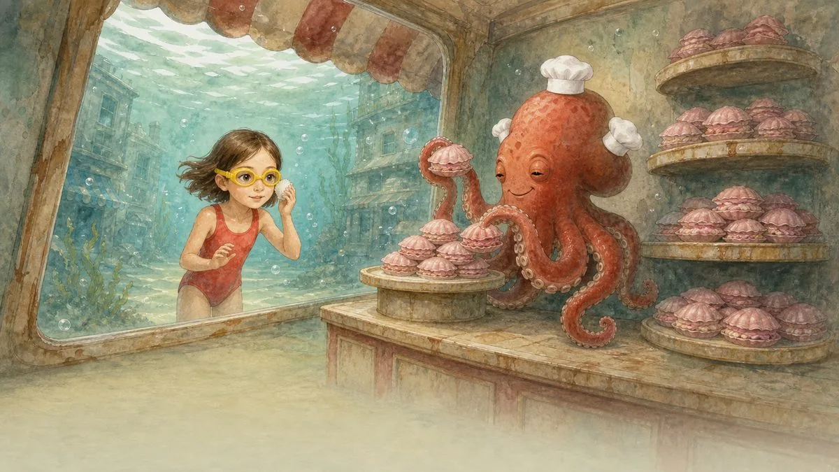 A page painted in the soft watercolour style